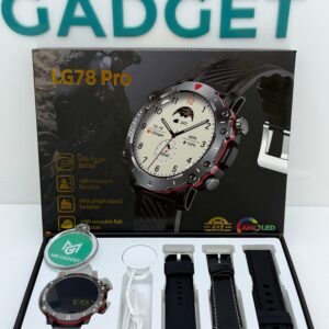 LG78 Pro Smart Watch AMOLED with 3 Straips (allow to open)