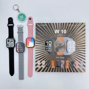 W10 SMART WATCH WITH 10 STRAPS Stylish Design & Advanced Features