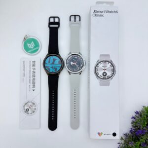 JS AMOLED Watch 6 Classic Round Dial |Bluetooth calling |Water resistant FIRST CHECK THAN PAY