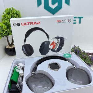 P9 Ultra 2 Smart Watch Combo with Headphones – Advanced Wearable Technology